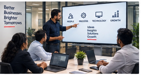 adiinnovation team planning digital transformation, data and business growth